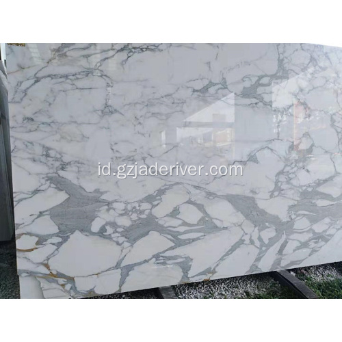 Statuario Marble Stone Marmer Putih untuk Proyek